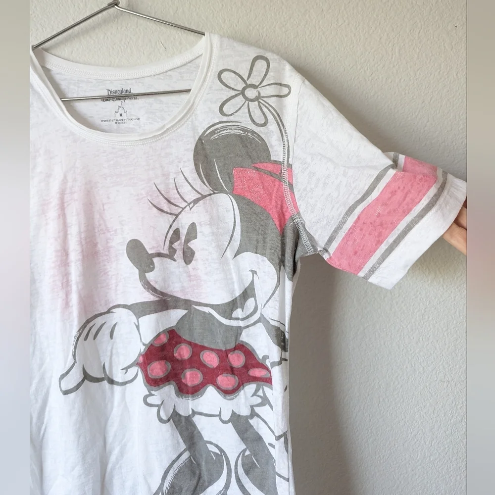 Disneyland Resort Disney World Minnie Mouse Short Sleeve Tee Shirt Resortwear